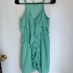 Mint green dress